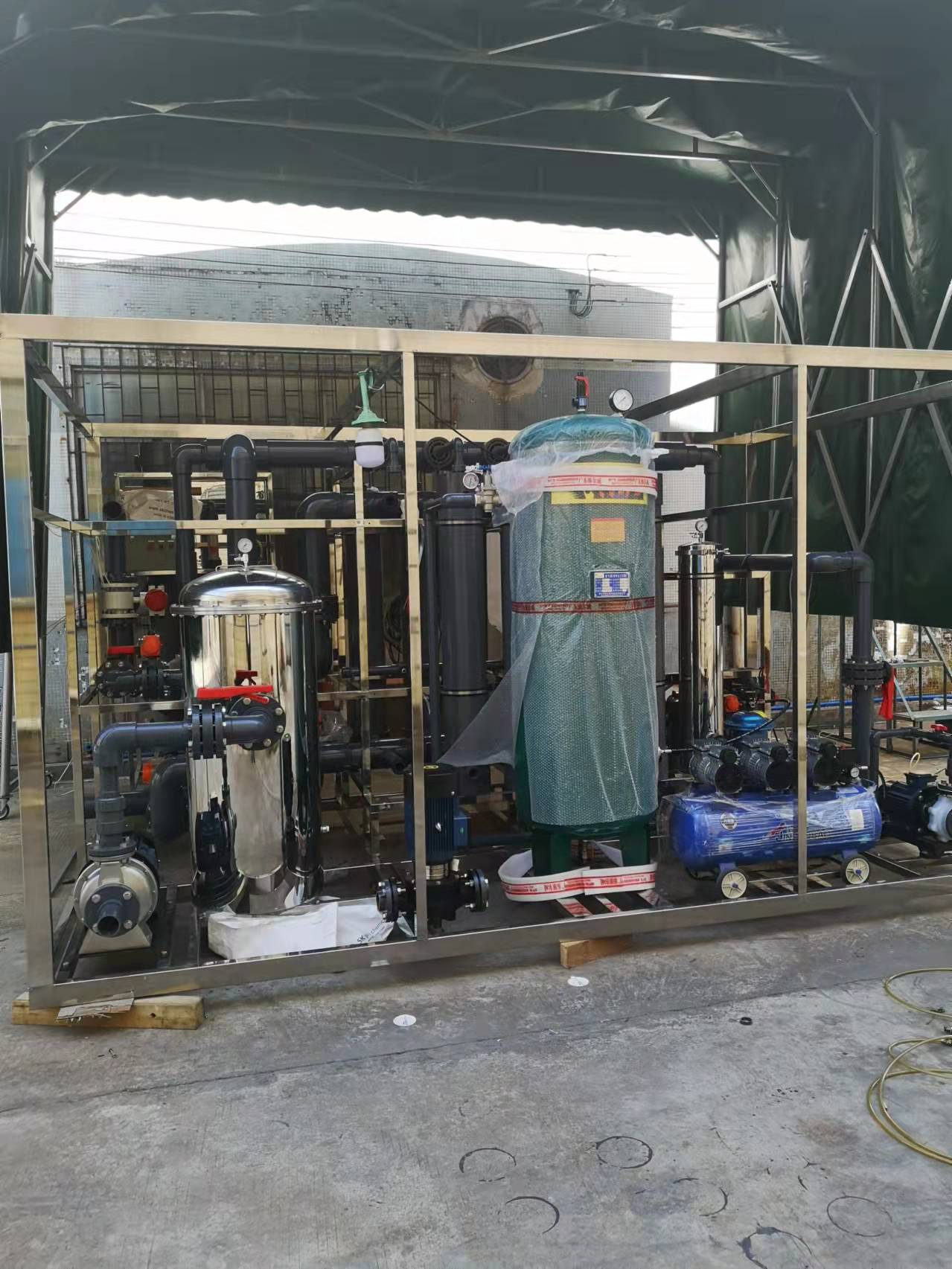 一體化mbr處理設(shè)備方案,工藝流程的制定